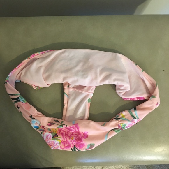 NWOT Betsey Johnson Swim strapless bikini set - Picture 7 of 9